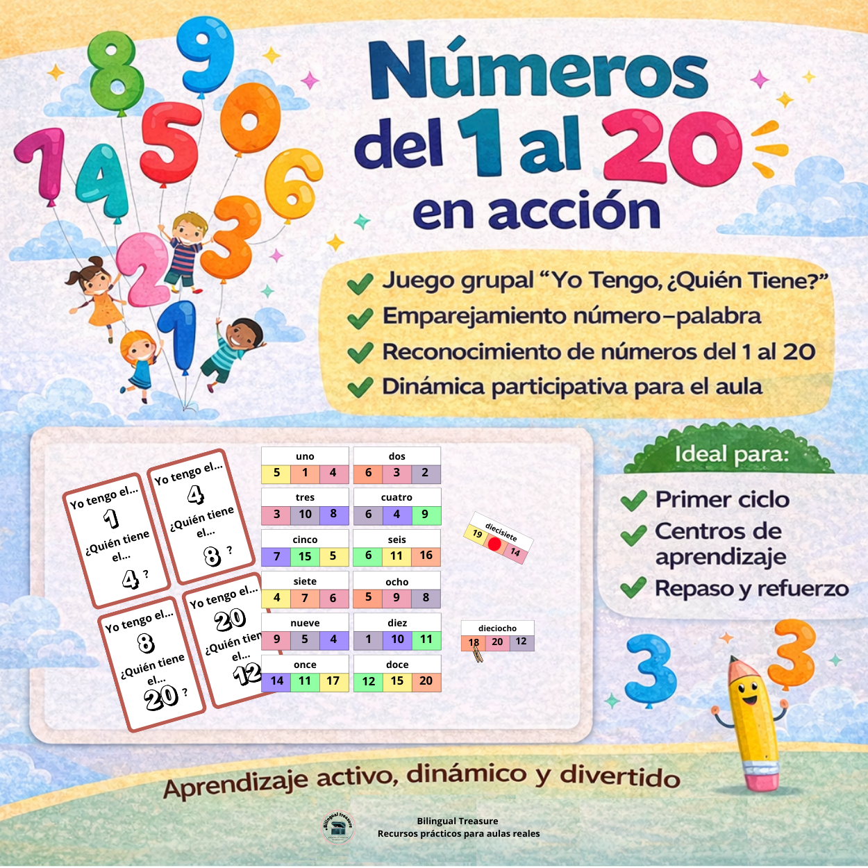 Números del 1- 20