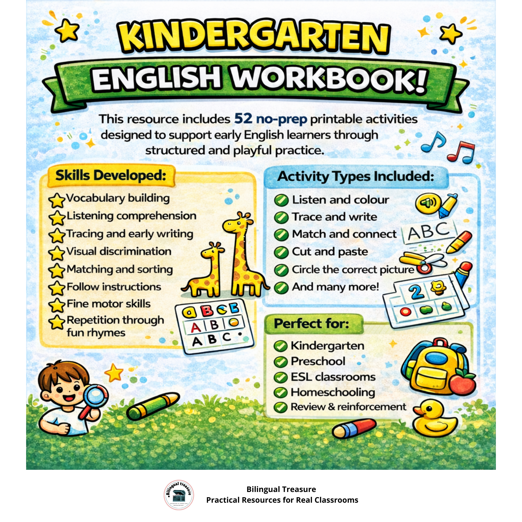 Kindergarten English Workbook