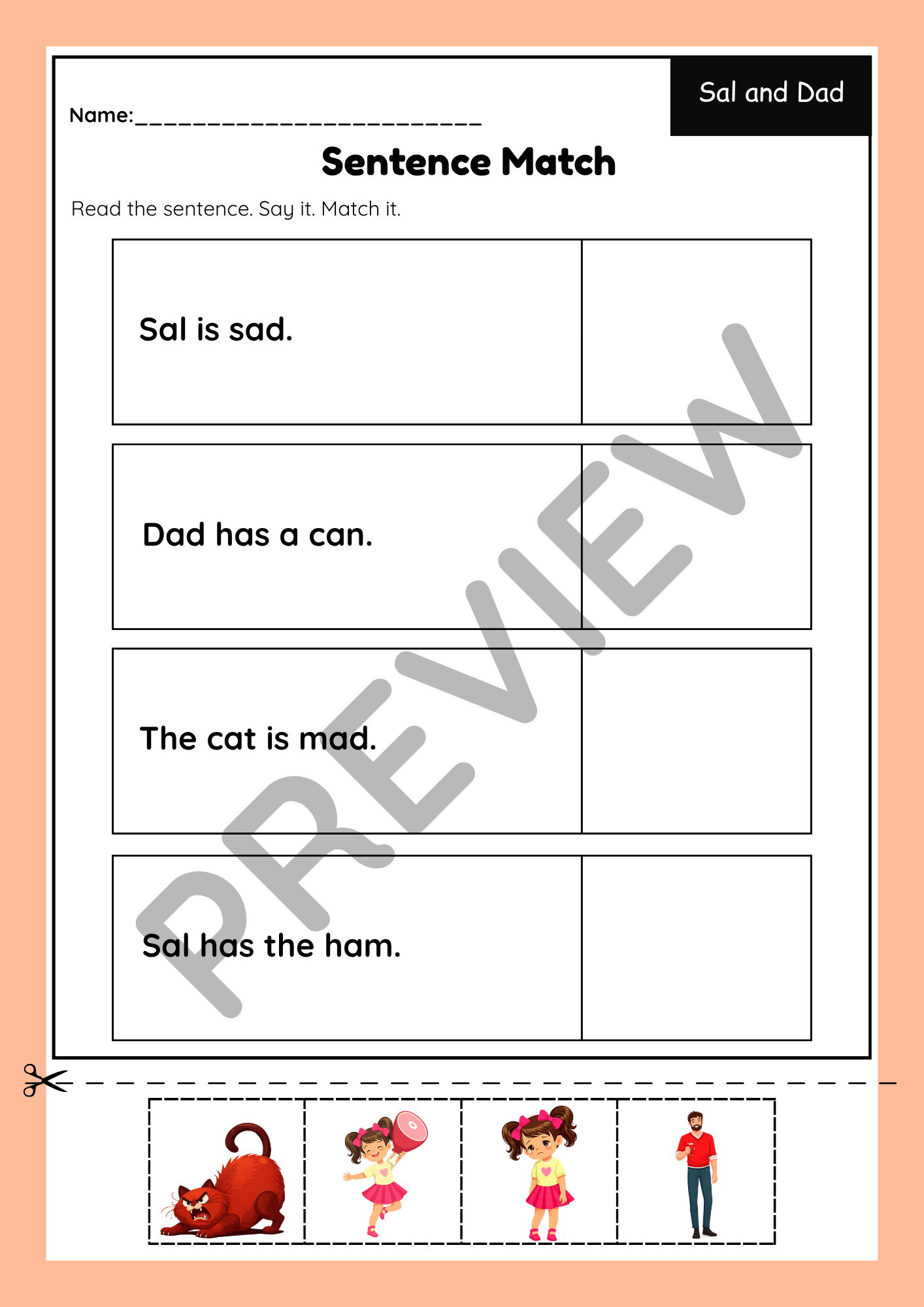 Short A CVC Activities | Decodable Phonics Worksheets & Games | Sor Aligned