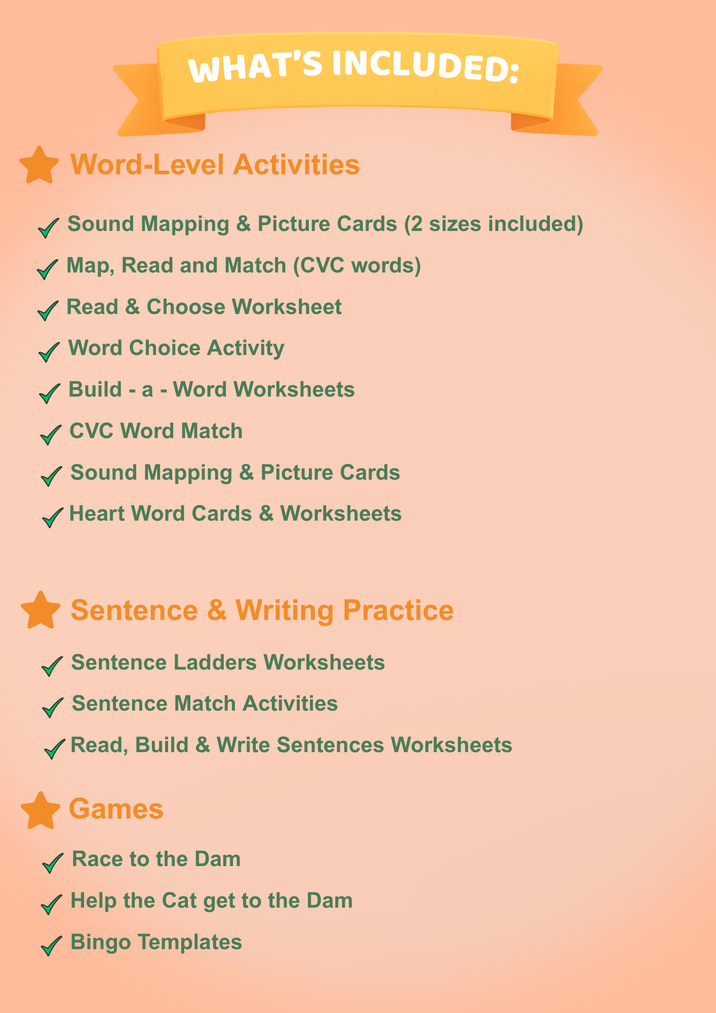 Short A CVC Activities | Decodable Phonics Worksheets & Games | Sor Aligned