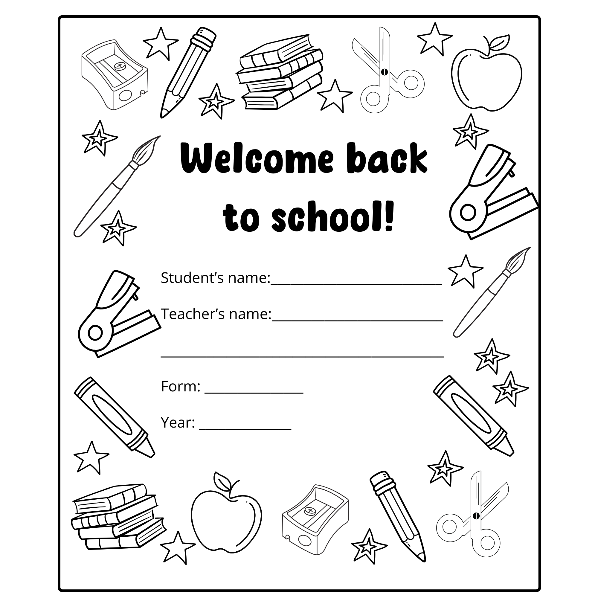 Back to School Cover