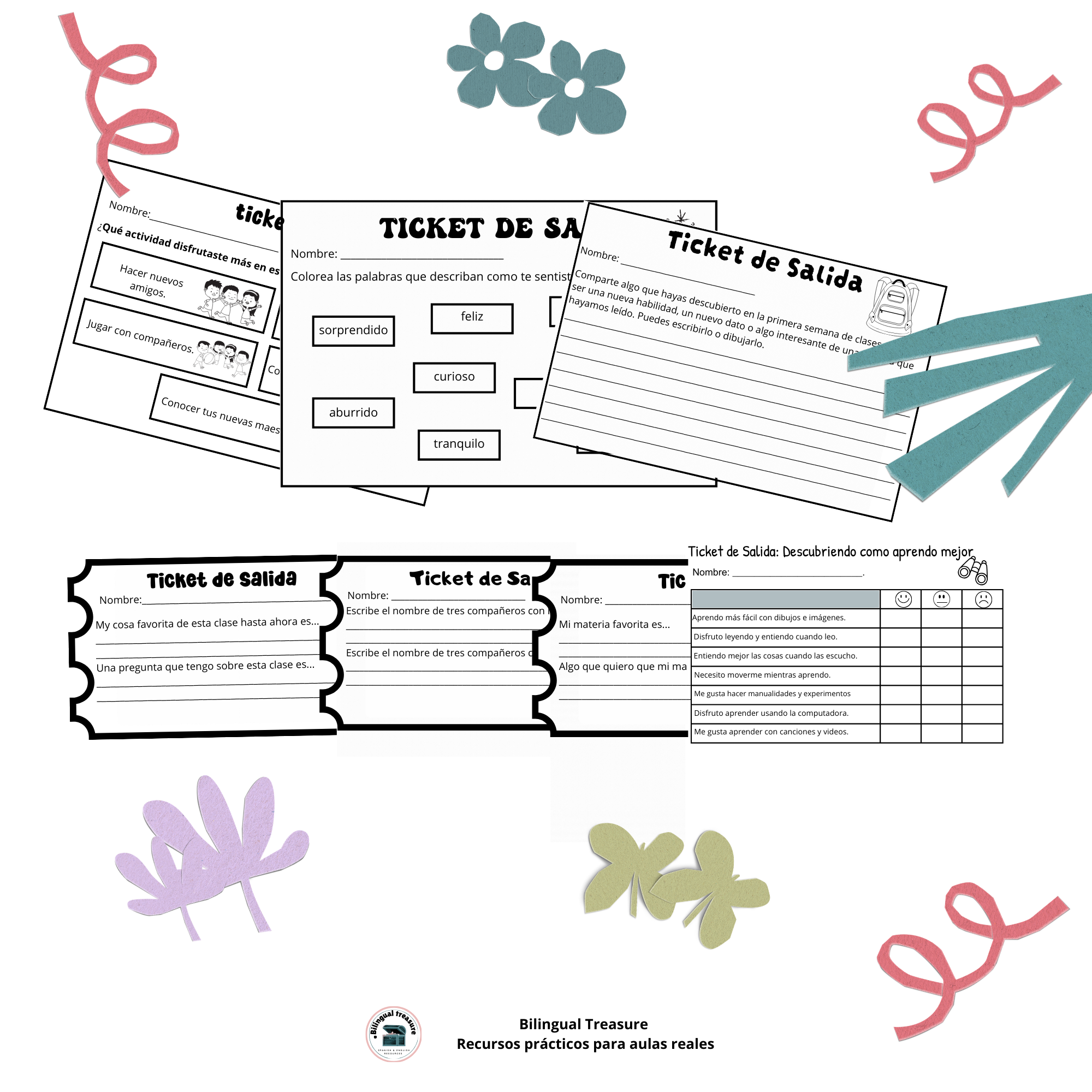 Tickets de Salida para las Primeras Semanas de Clase